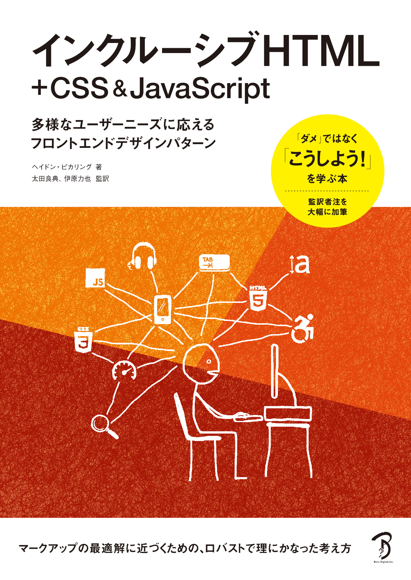 インクルーシブHTML+CSS  JavaScript【委託】 達人出版会